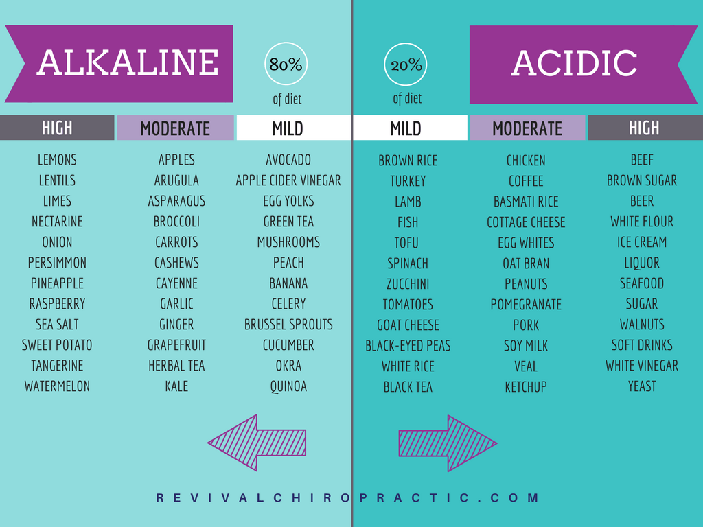 Body Food Chart